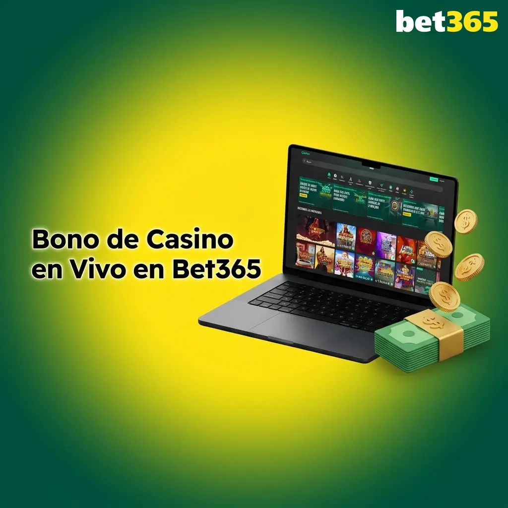 Bono de bienvenida Bet365 casino en vivo: 100% hasta 500 PEN y 500 giros gratis para jugadores en Perú