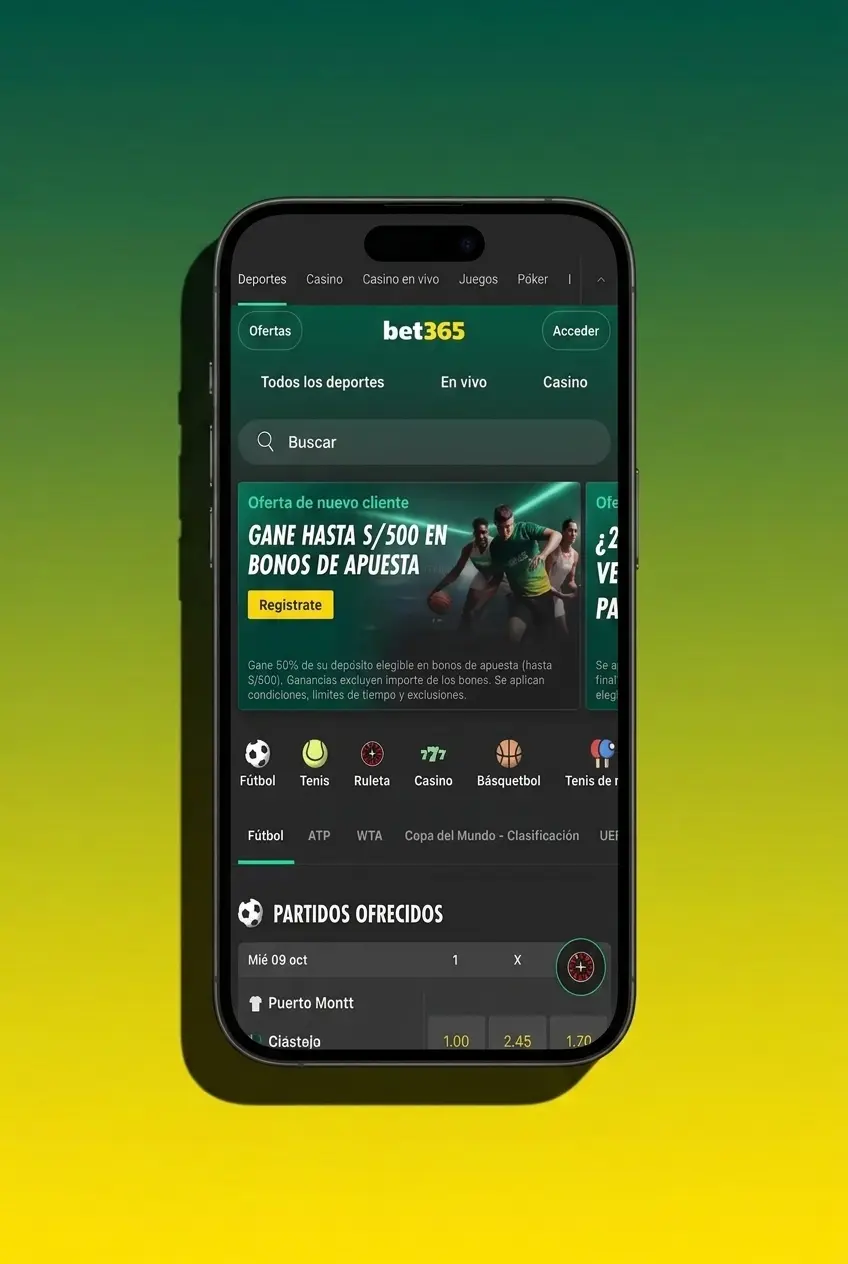 Guía paso a paso para apostar al fútbol en Bet365, desde el registro hasta confirmar tu primera apuesta