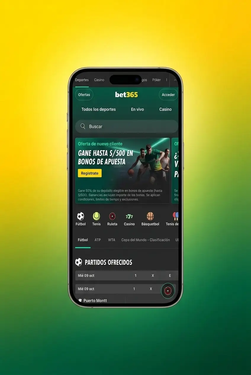 Guía paso a paso para apostar al tenis en Bet365 desde registro hasta confirmación de apuesta en Perú