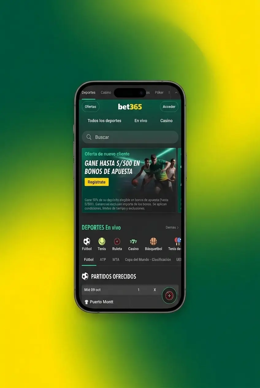 Guía paso a paso para realizar una apuesta en Bet365 Perú desde selección de evento hasta confirmación del boleto