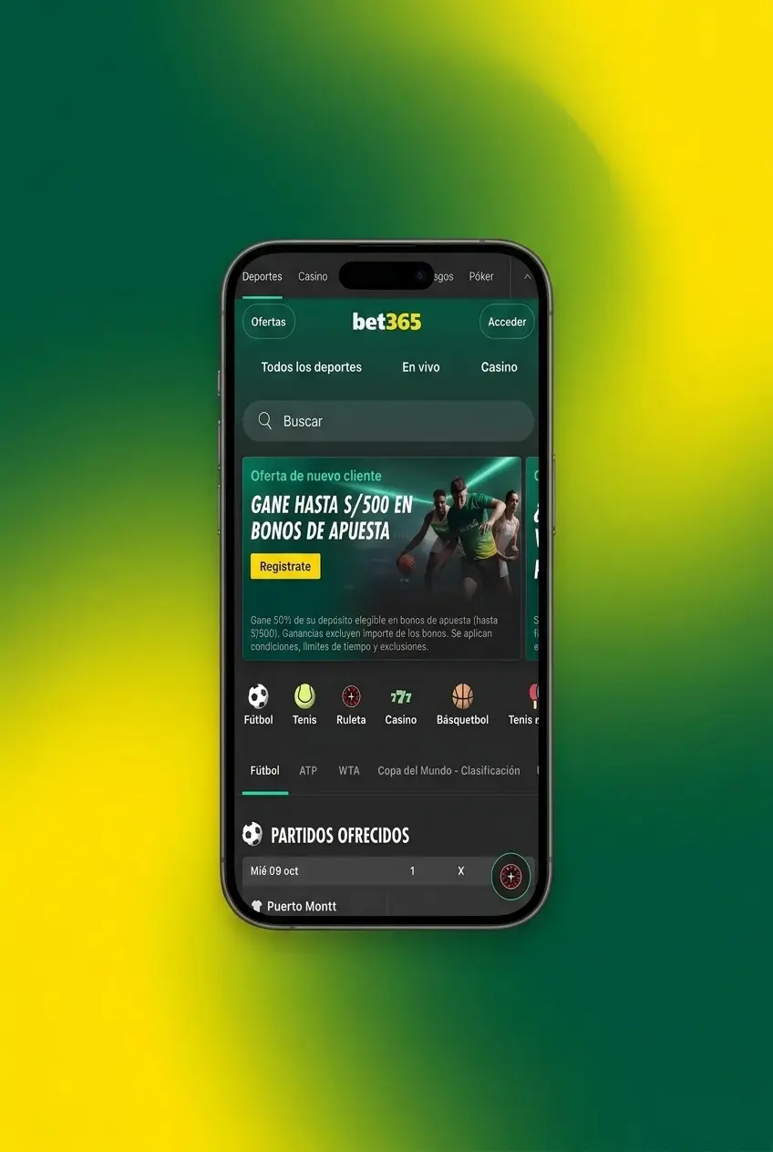 Pasos para realizar una apuesta en Bet365 Perú desde selección de evento hasta confirmación del boleto